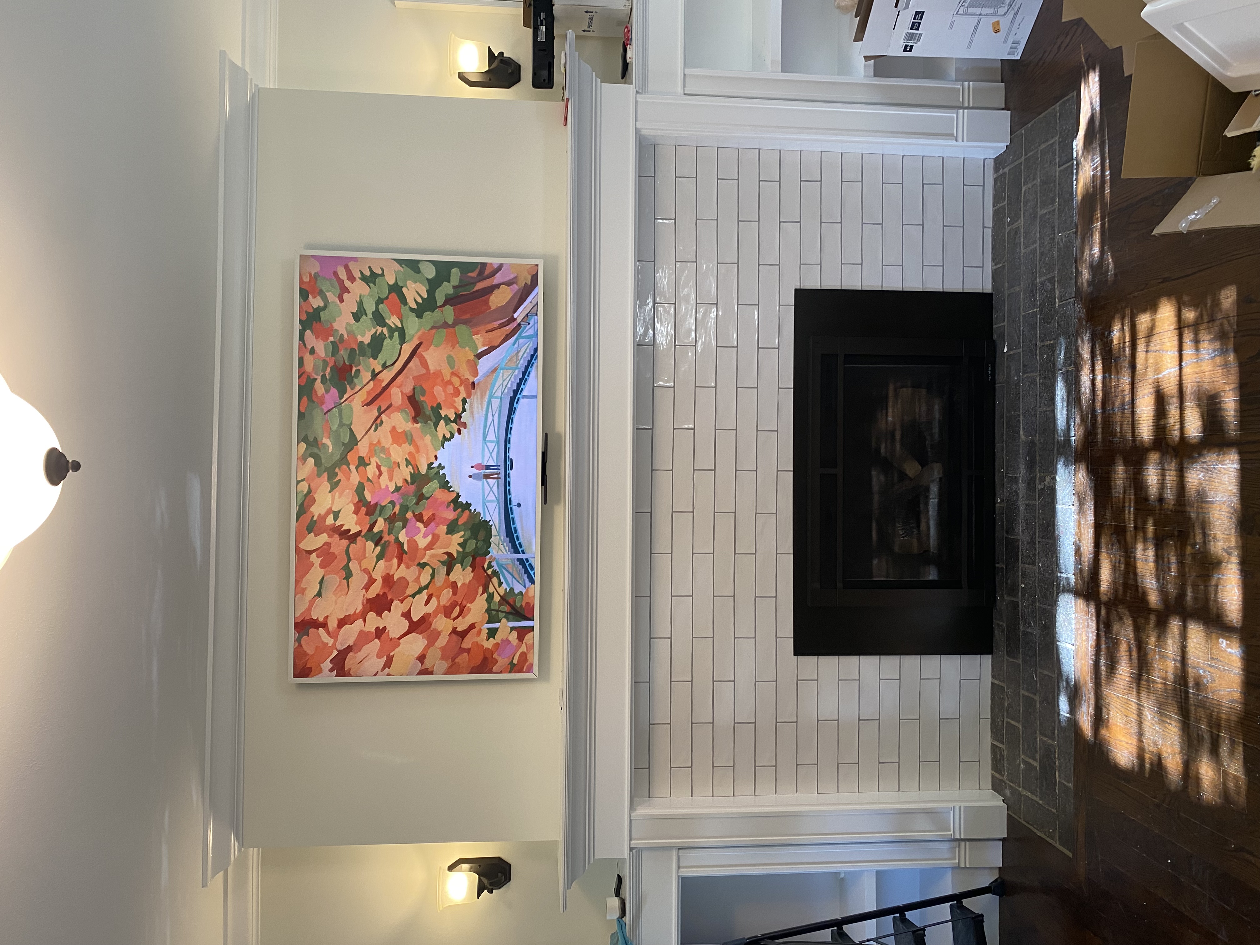 Frame TV flush to wall