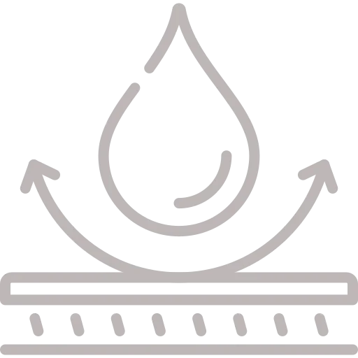 water proofing icon with water droplet