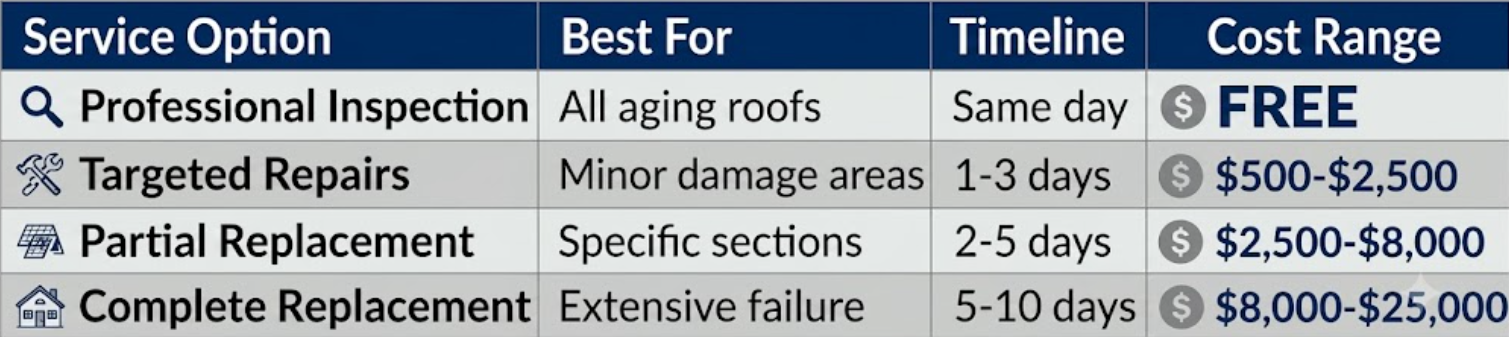 Roofing Services Available for Aging Roofs in Sun City Roofing Services Available for Aging Roofs in Sun City