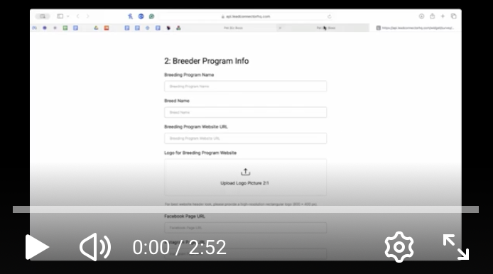 Breeder Onboarding Video 1 of 4