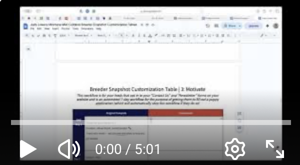 Breeder Onboarding Video 4 of 4