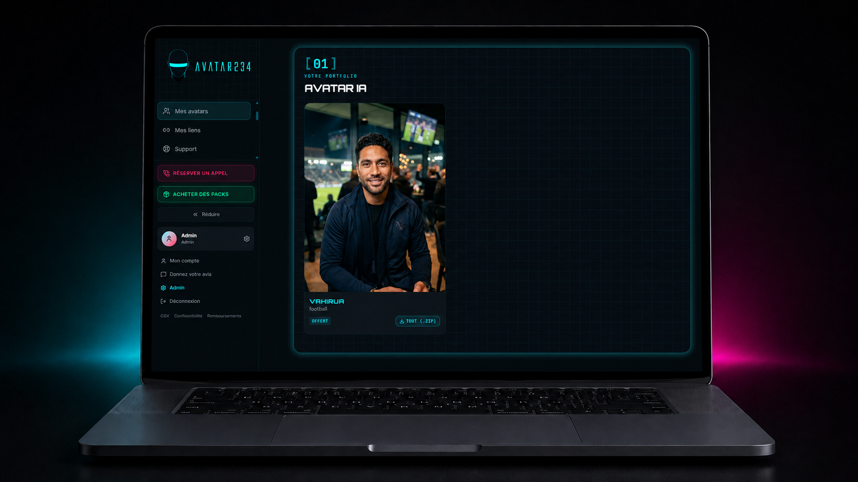 Mockup contenu IA