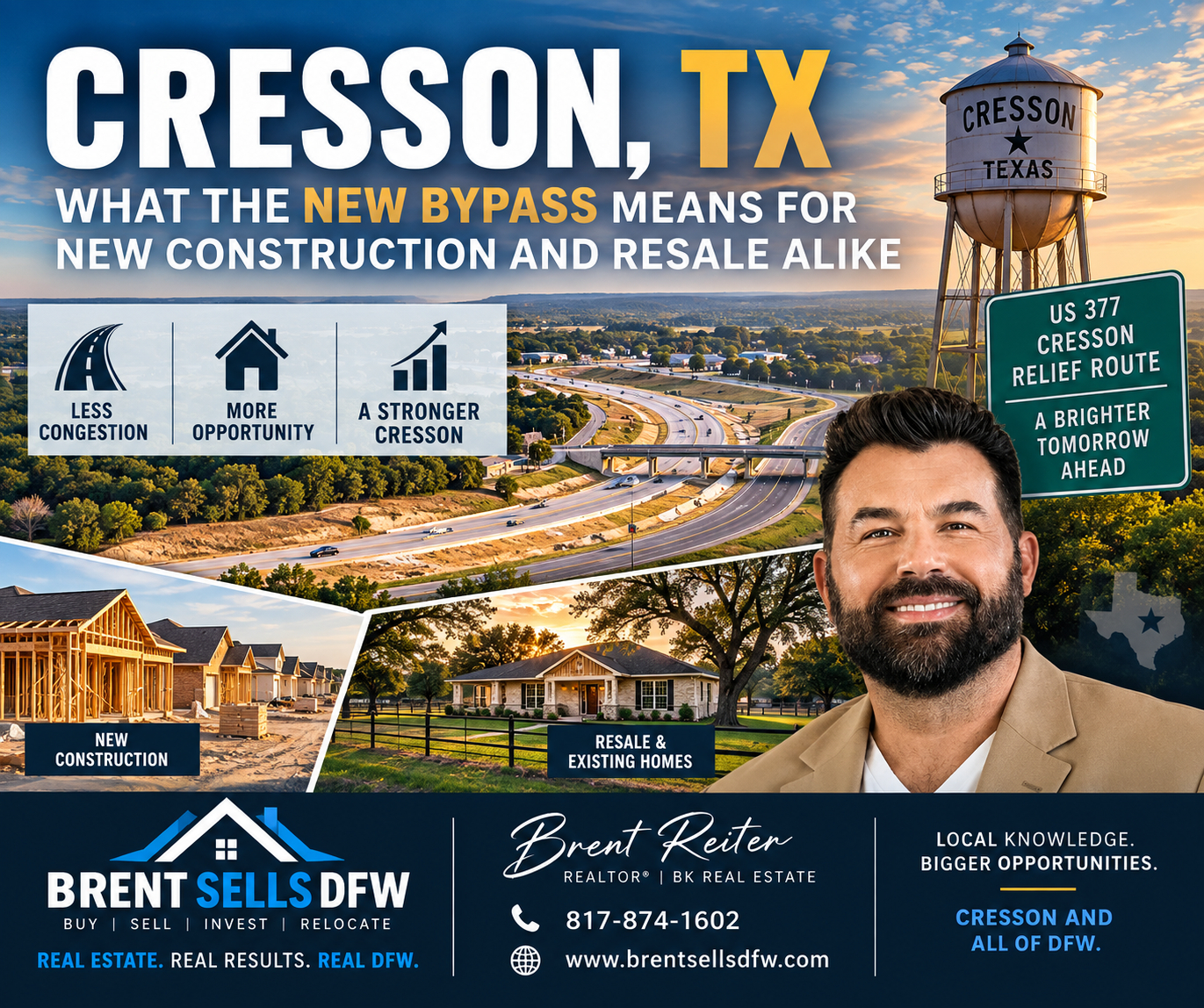 Cresson, TX new construction and the US 377 Cresson Relief Route bypass