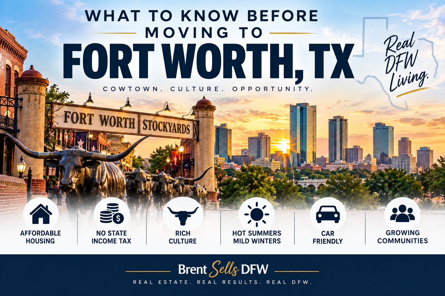 Fort Worth, Texas skyline and relocation guide
