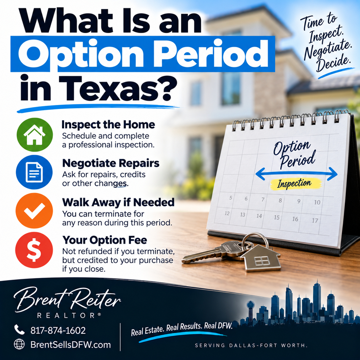 What is the option period in Texas real estate