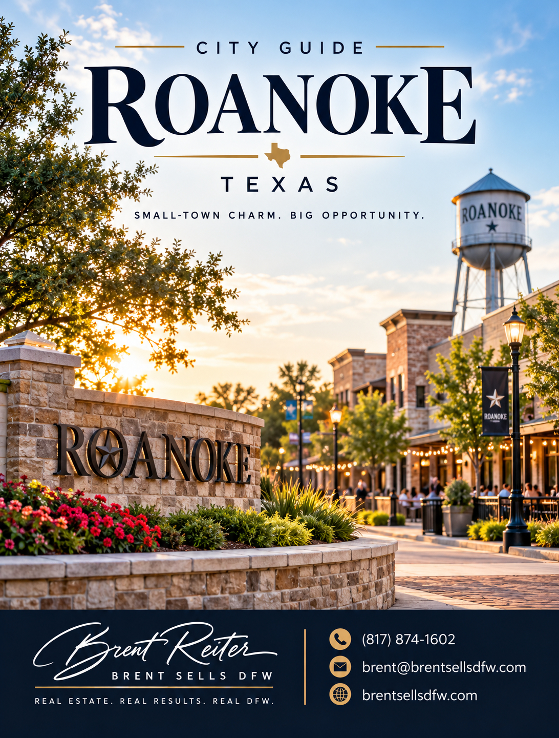 Roanoke, TX — Oak Street downtown dining district