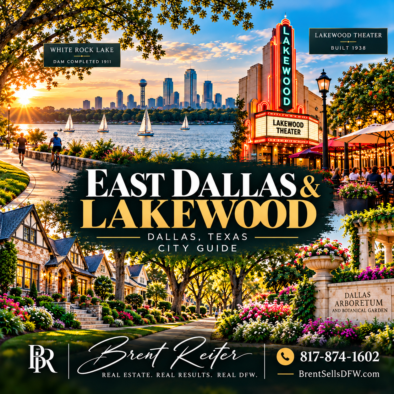 East Dallas & Lakewood, TX — historic homes and White Rock Lake