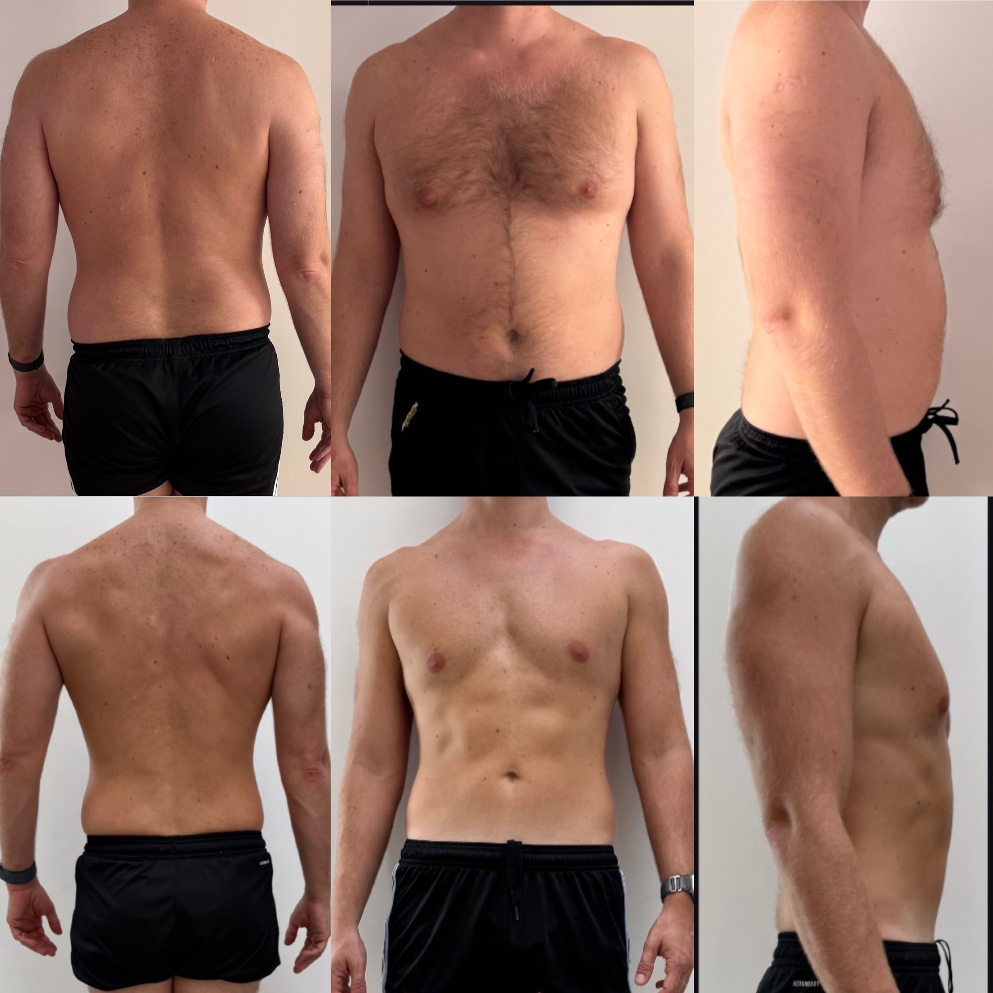 Antes y después — Andrés, 40 años · Ingeniero