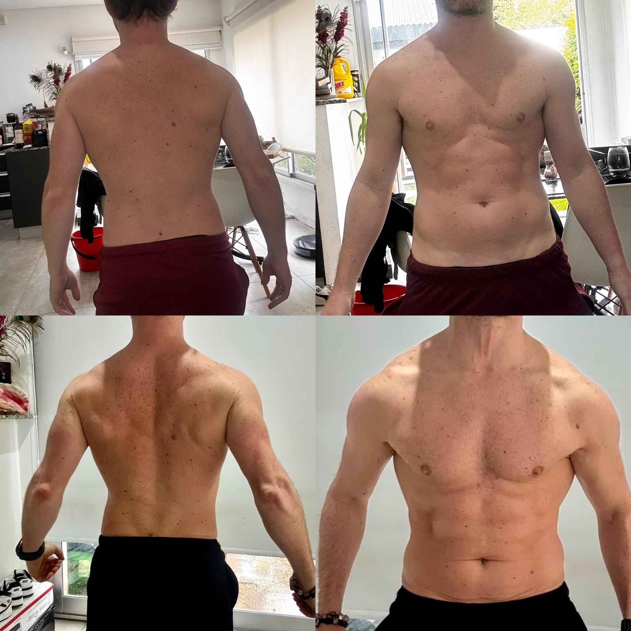 Antes y después — Lucas, 42 años · Empresario tecnológico