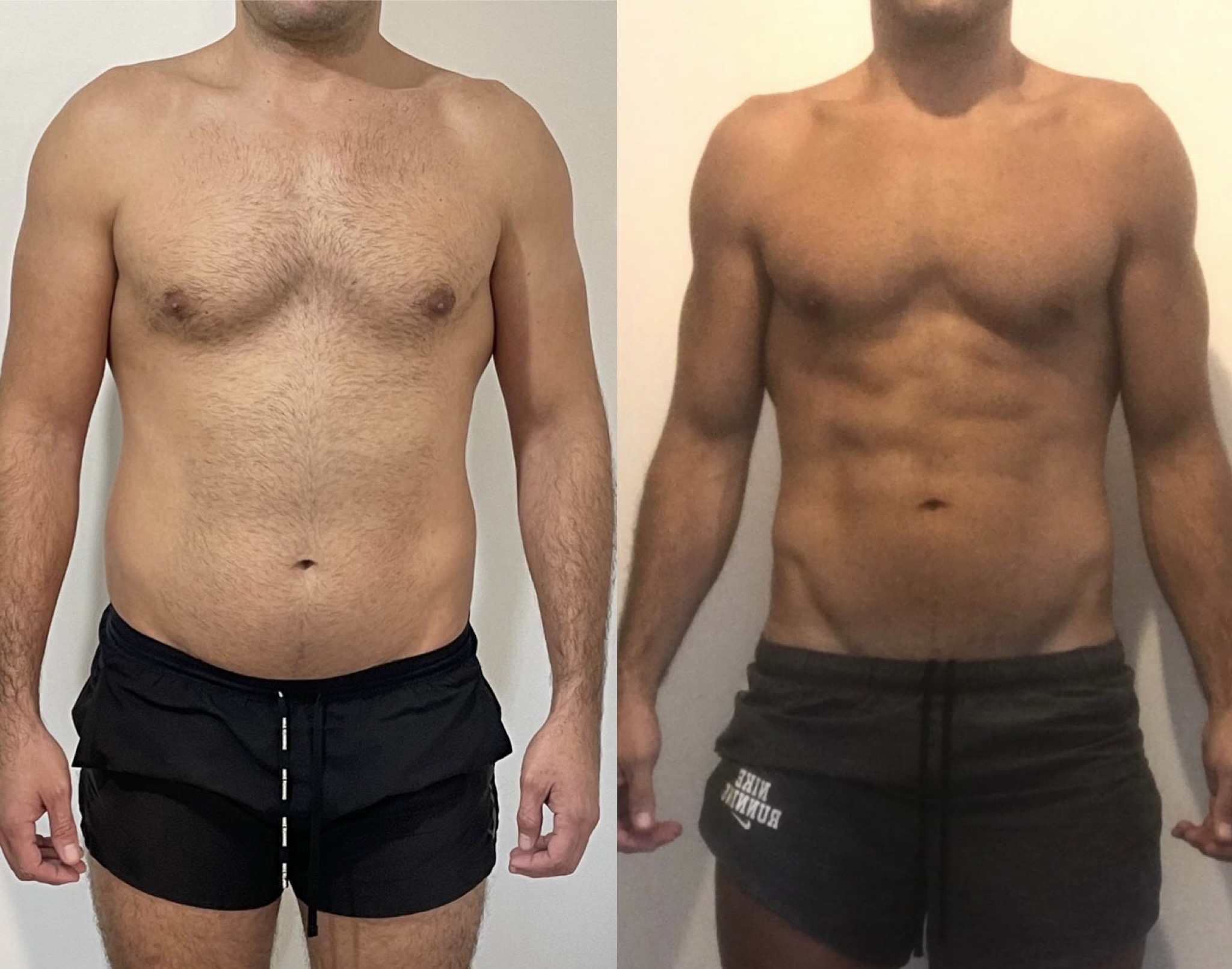 Antes y después — Martín, 44 años · Empresa de logística internacional