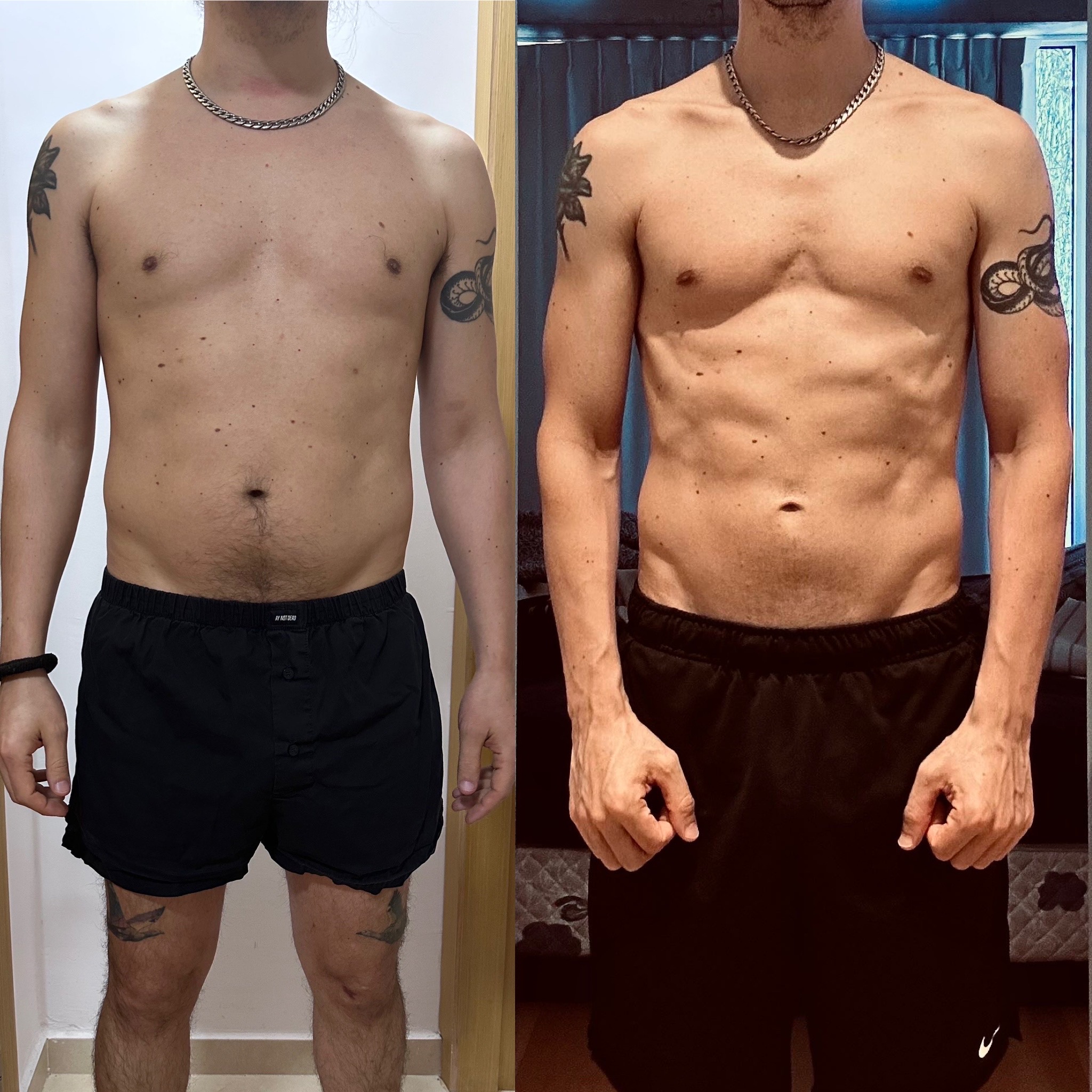 Antes y después — Lucas, 41 años · Marketing & Paid media consultant