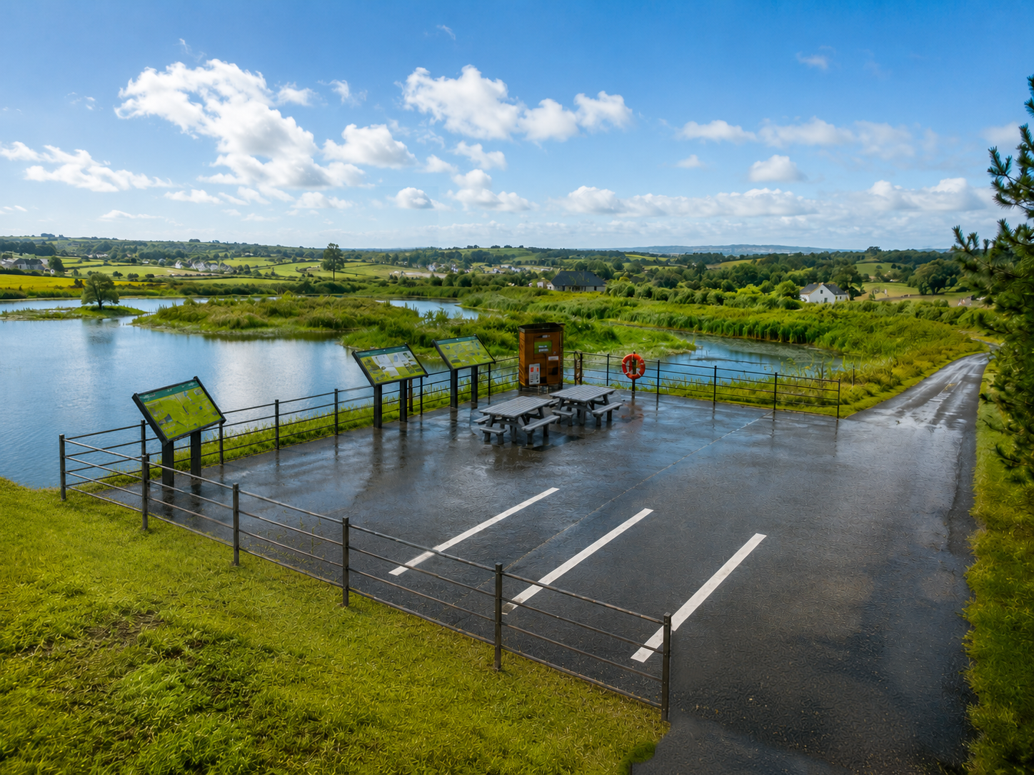 Artist's impression of the finished Cahertubber Lake amenity