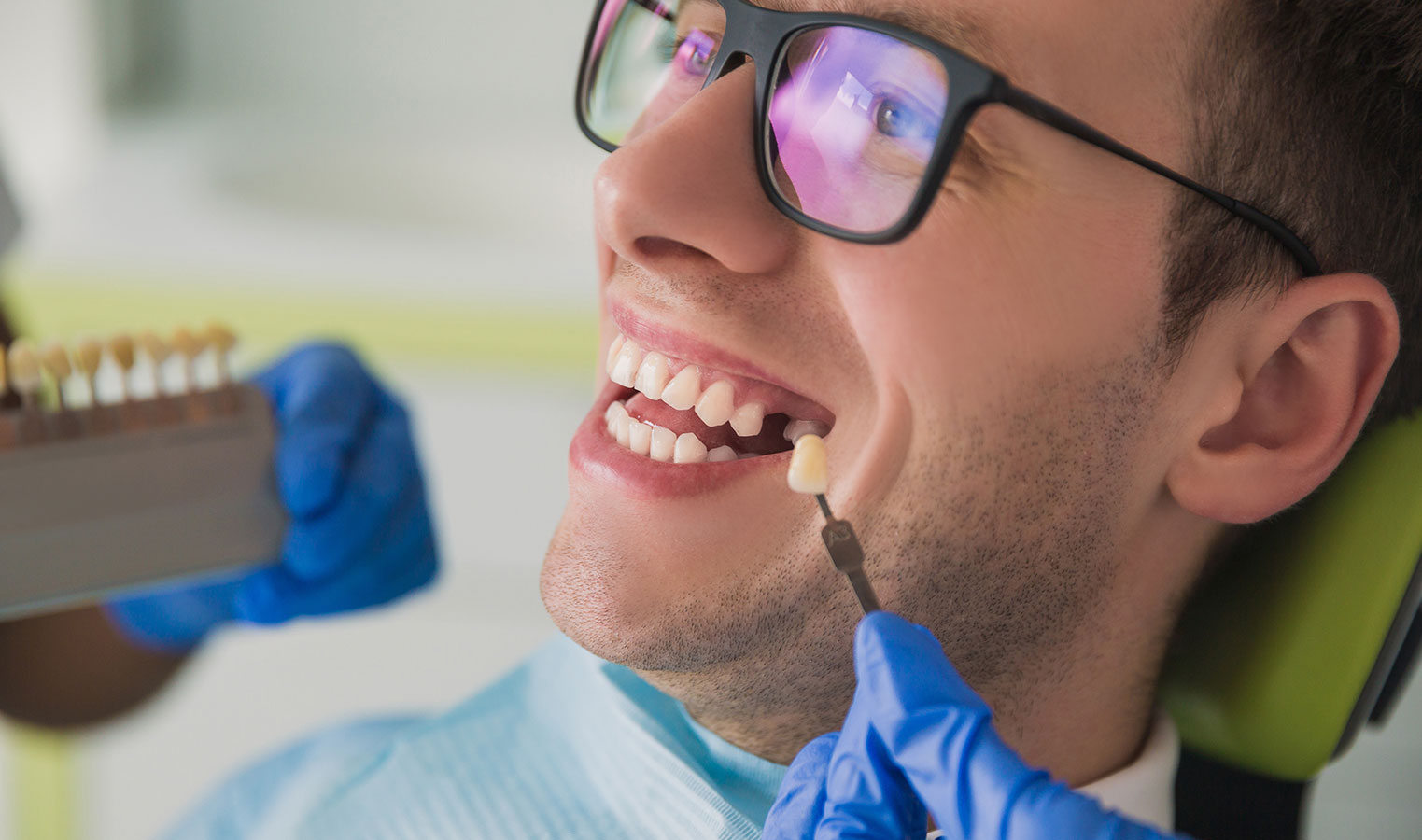 Woman holding invisalign
