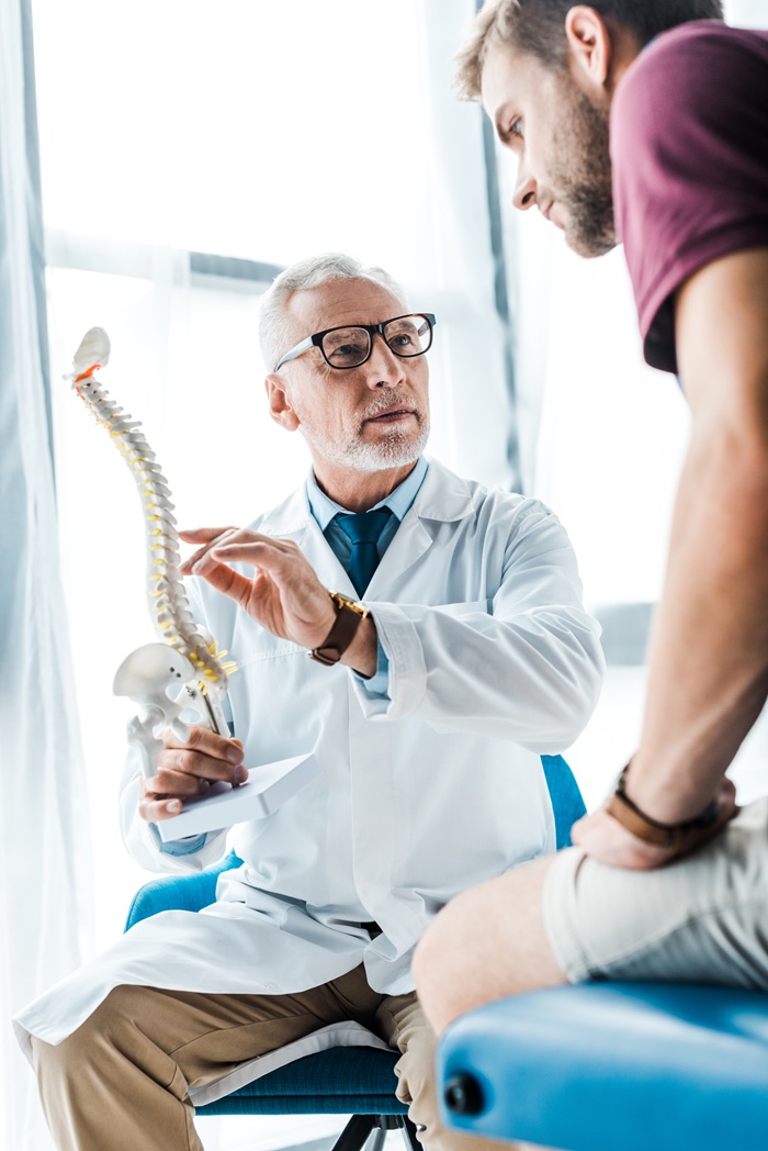 Dr. Eric B. Morris in clinic