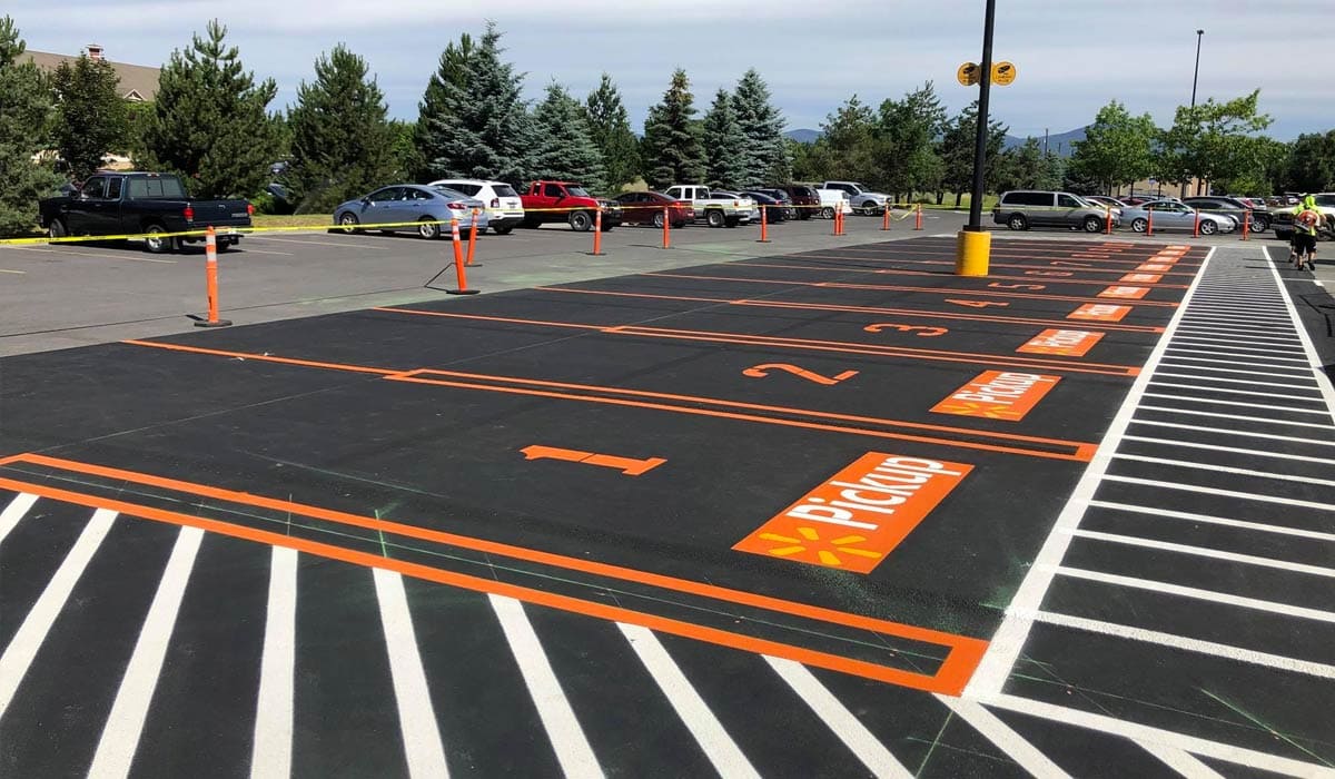 Parkinglot Striping in Costa Mesa