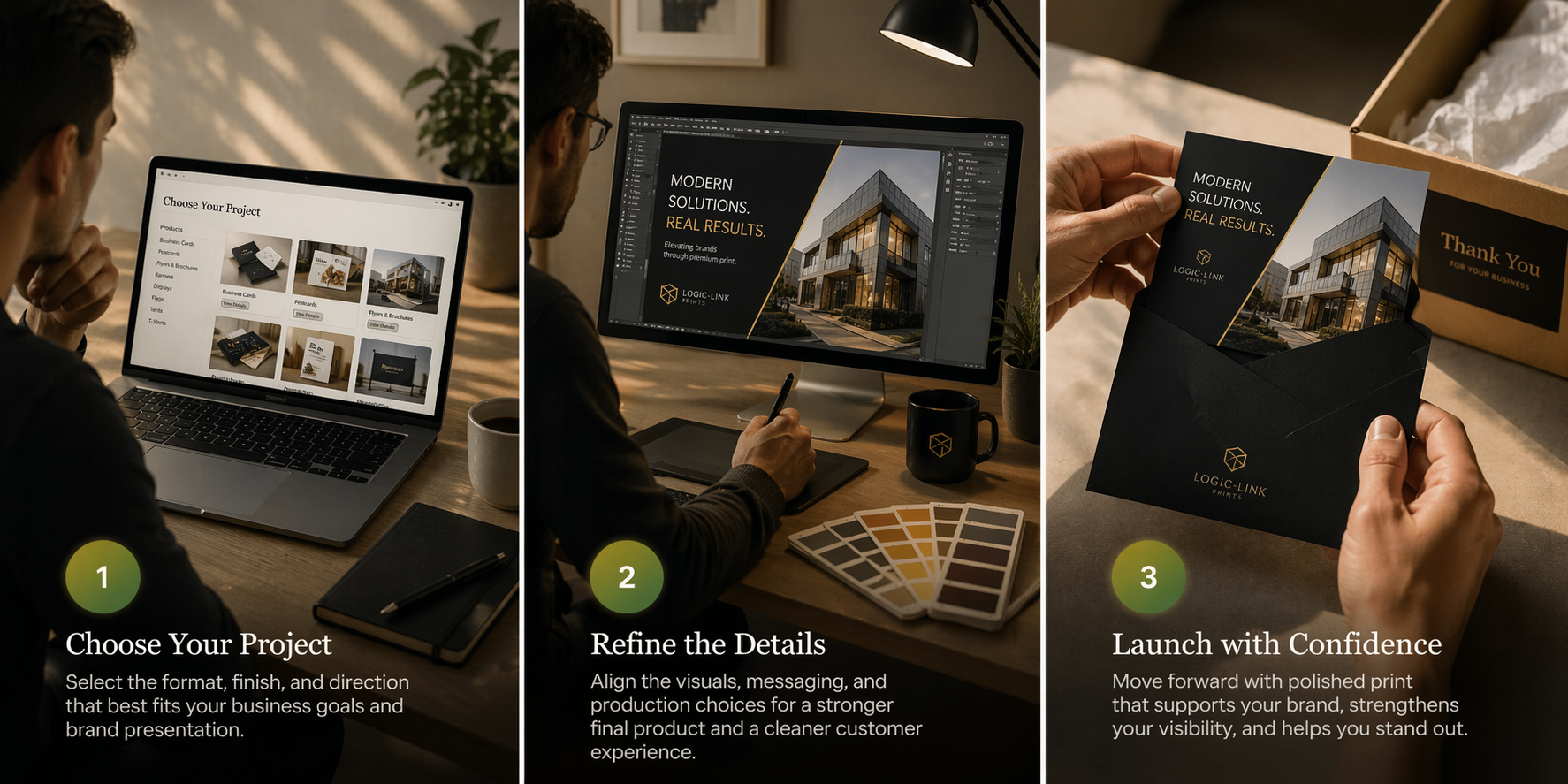 Logic-Link Prints premium workflow