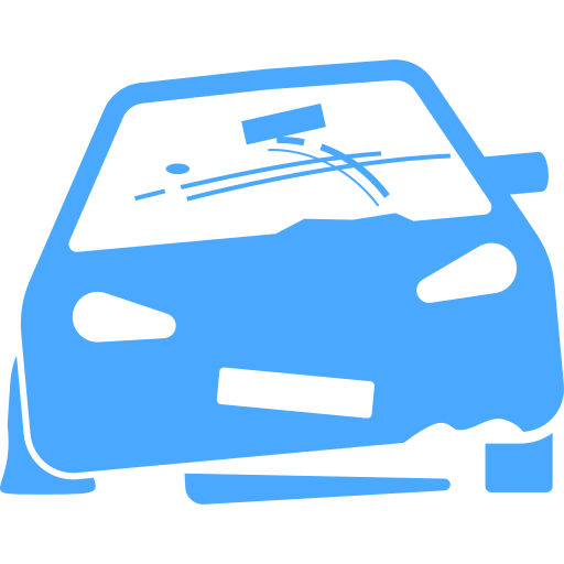 Blue insurance document icon with checkmark representing coverage verification