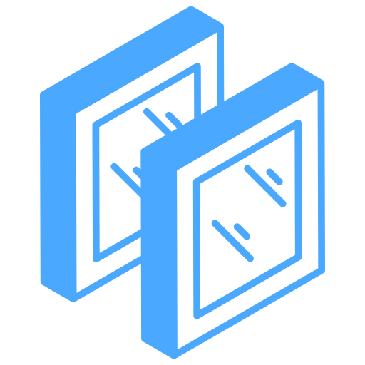 Blue calendar icon symbolizing scheduling or appointment for service