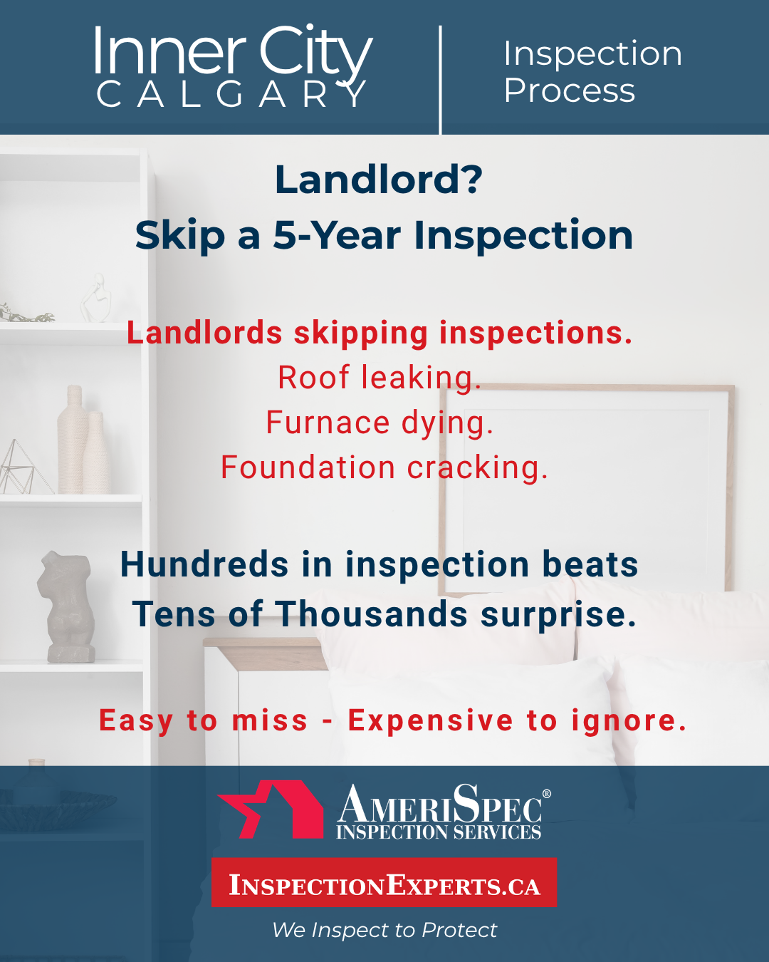 A professional 5-year inspection documents the condition of every major system. Roof, HVAC, plumbing, electrical, foundation. You get photos. Landlords get a report. You know exactly what needs attention and what can wait.