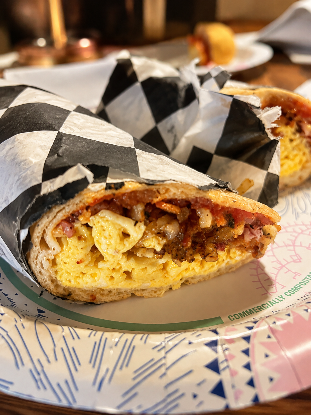 New York-style breakfast sandwich