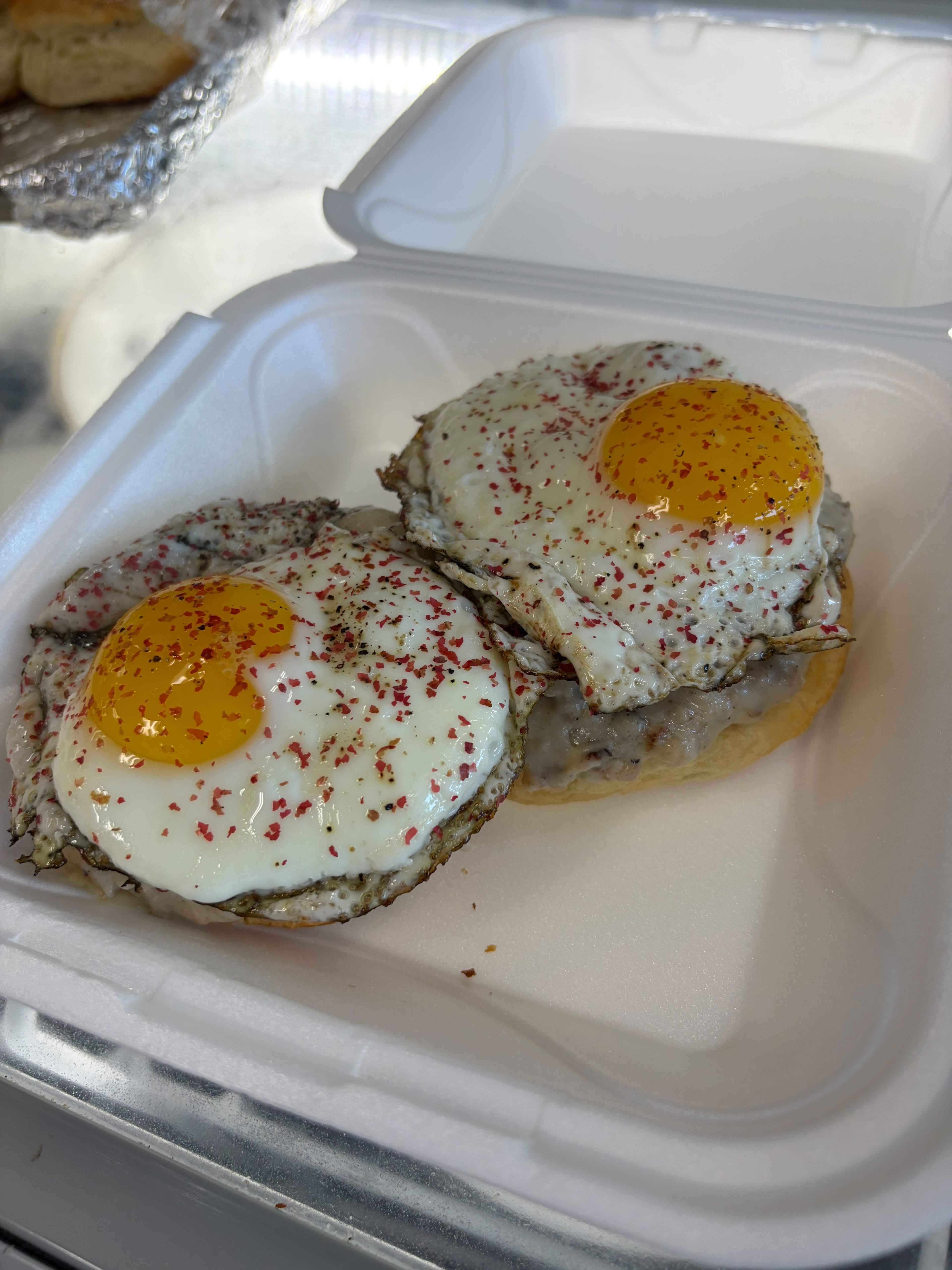 The Hidden Jem breakfast sandwich