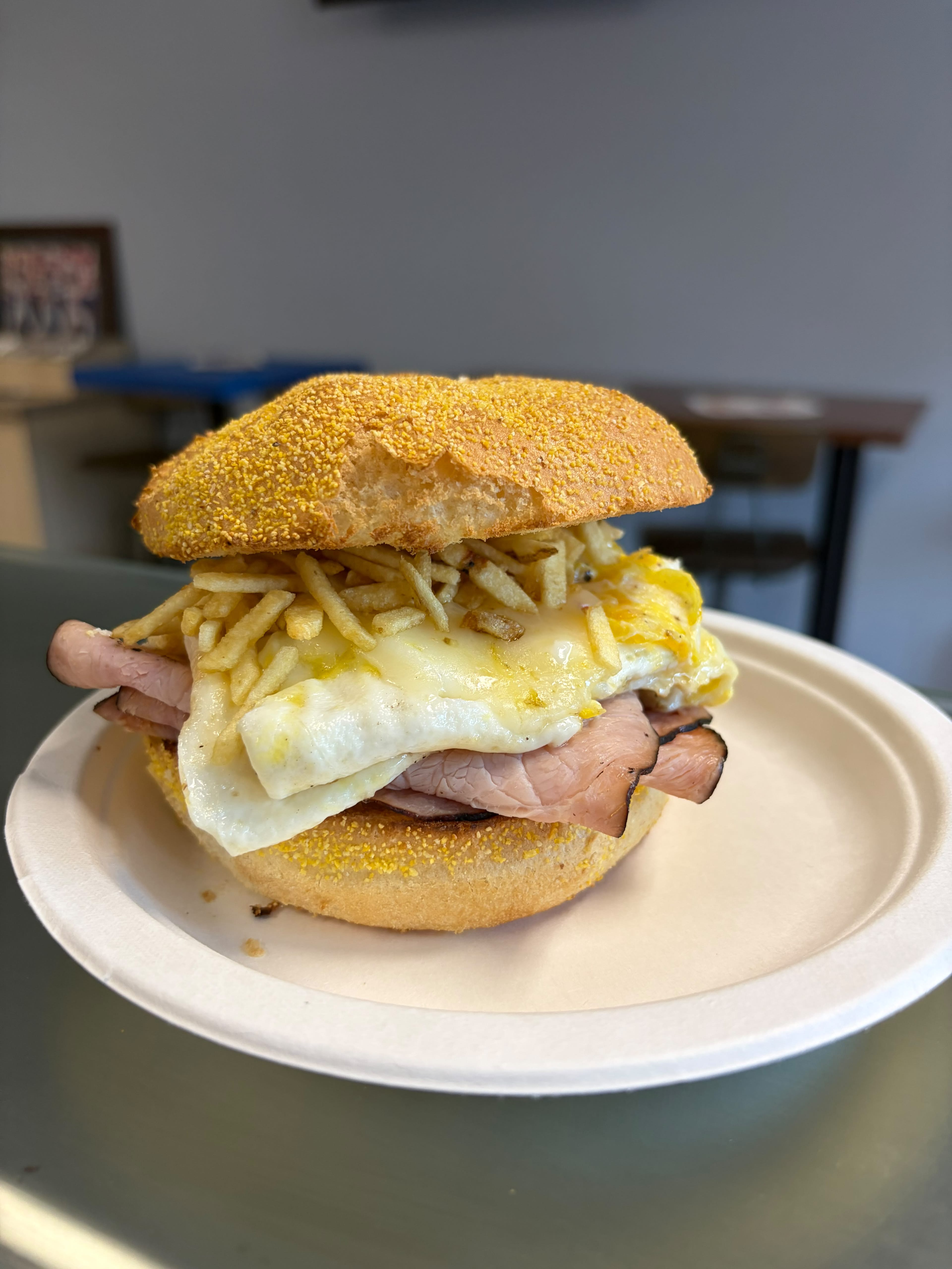 The Hidden Jem breakfast sandwich