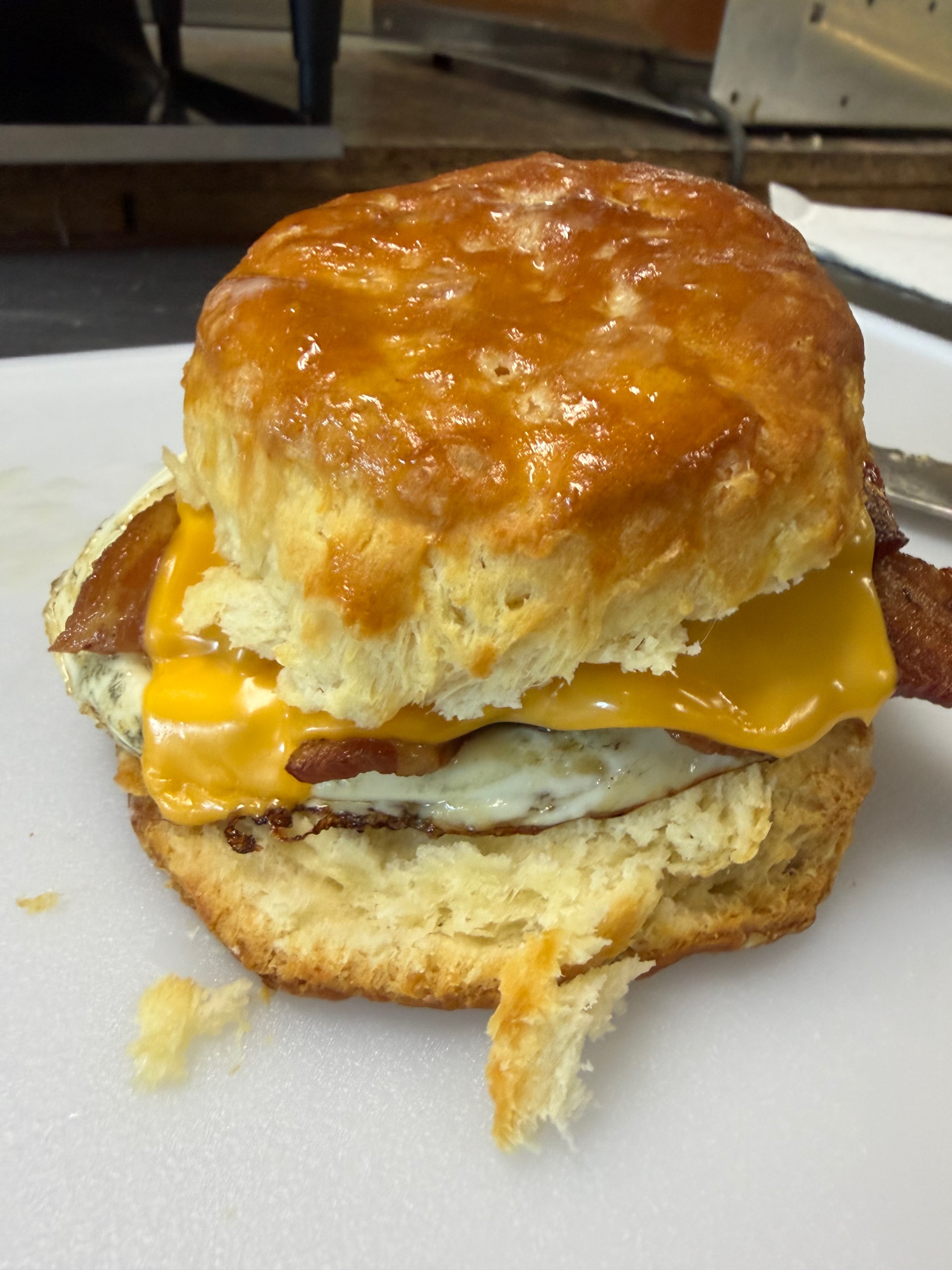 The Hidden Jem breakfast sandwich