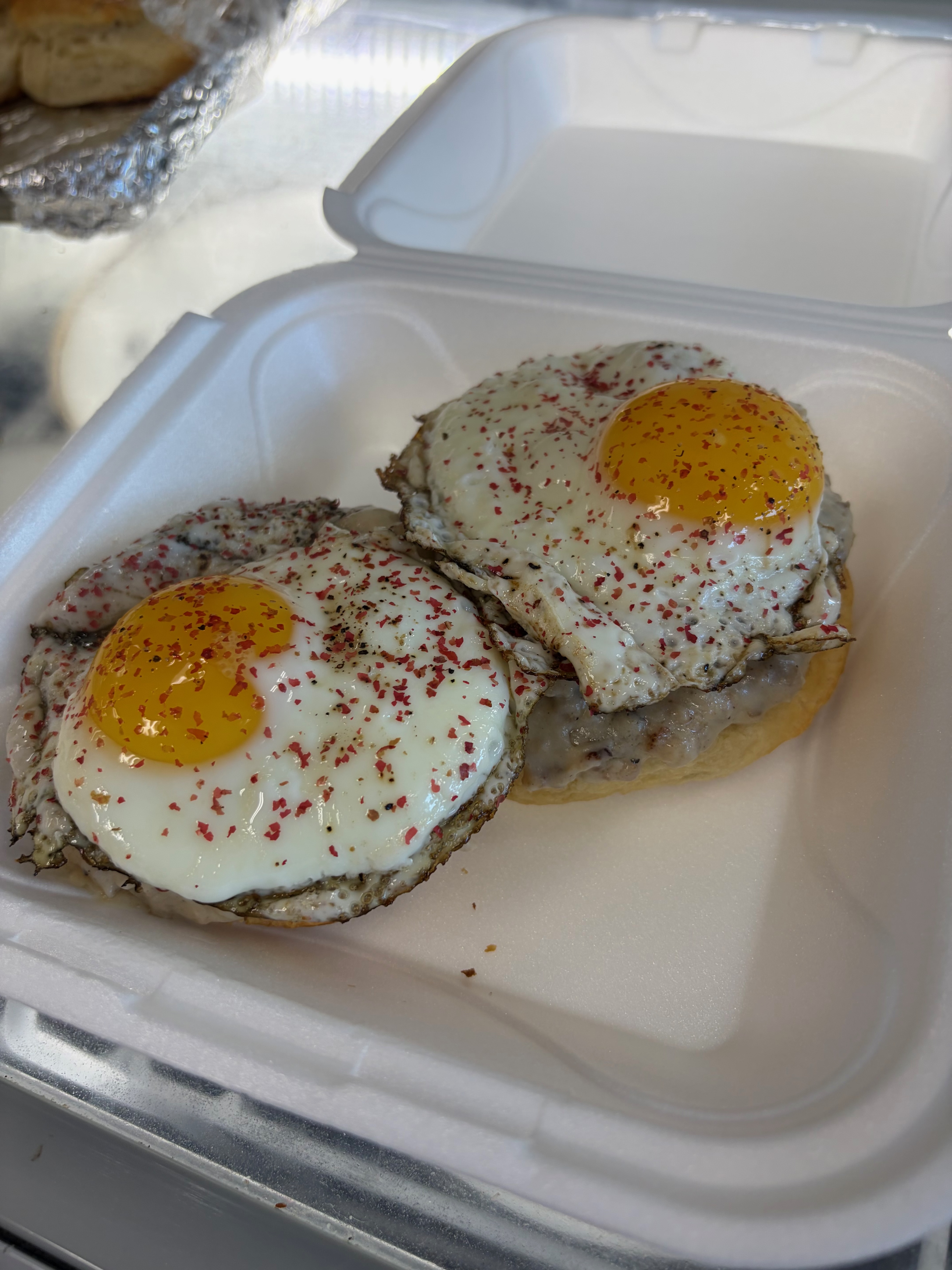 The Hidden Jem breakfast sandwich