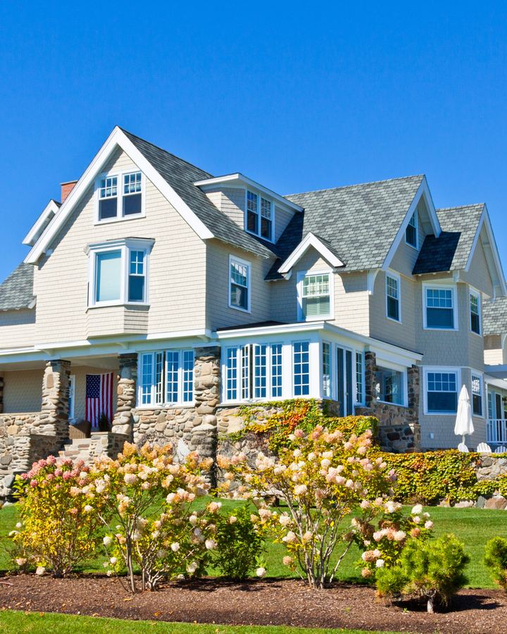 Shingled Maine home