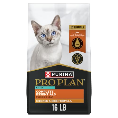 Purina Pro Plan Complete Essentials Dry Kitten Food, 16 lb Bag