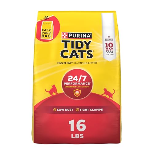 Purina Tidy Cats 24/7 Performance Clumping Cat Litter, 16 lb Bag