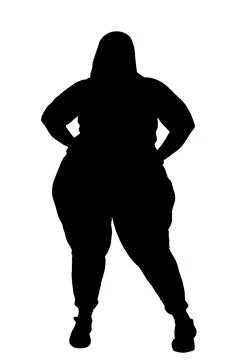 Fat Woman Silhouette - Racquel Wallen, Anti-Diet Coach