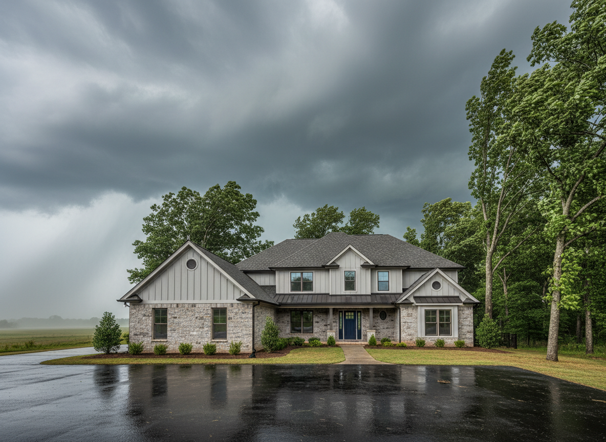 New Home Exterior Upgrade Durable to Withstand Mississippi Weather
