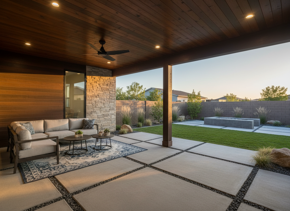 Outdoor Area Renovation by Cornerstone Remodeling