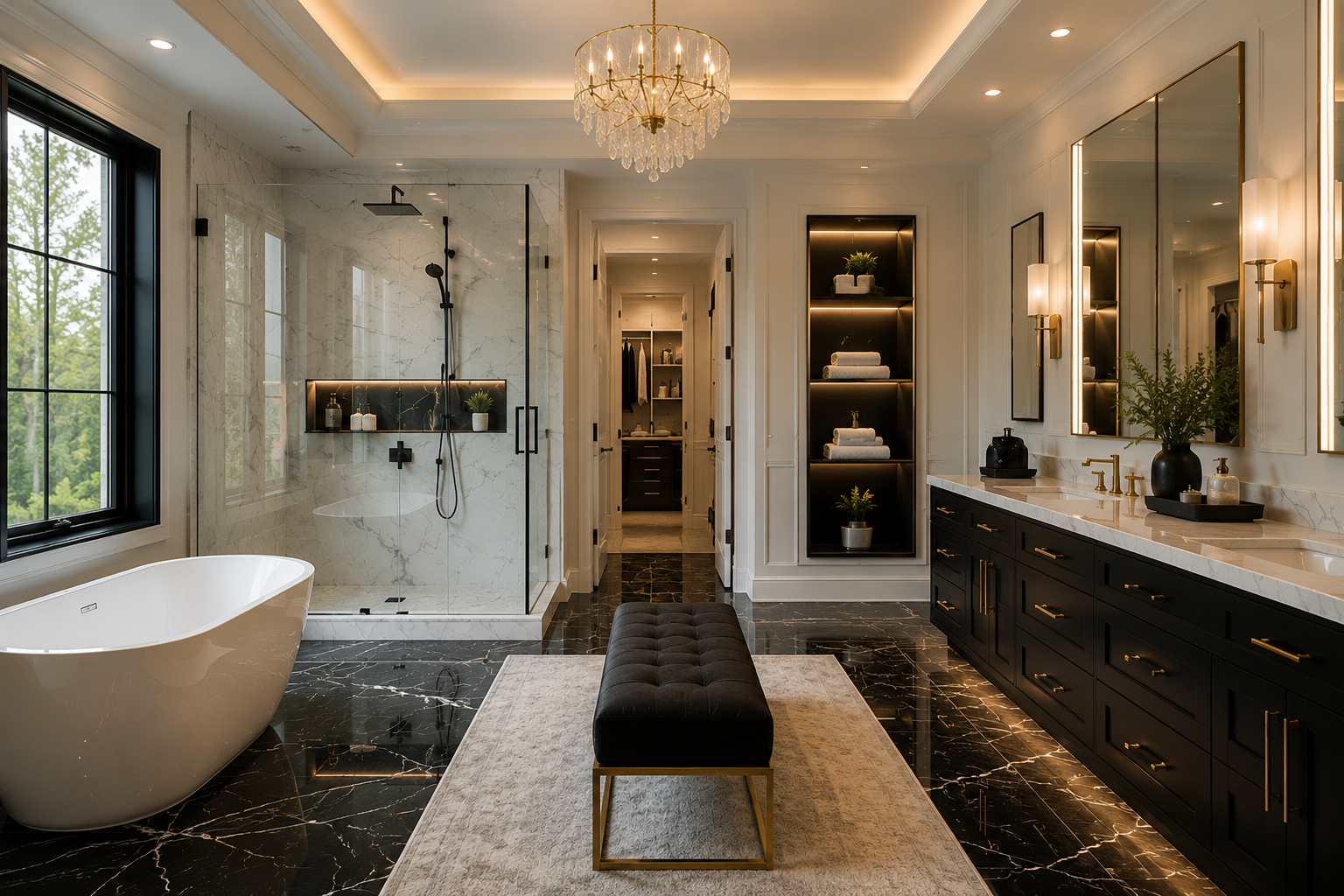 Luxury bathroom remodel