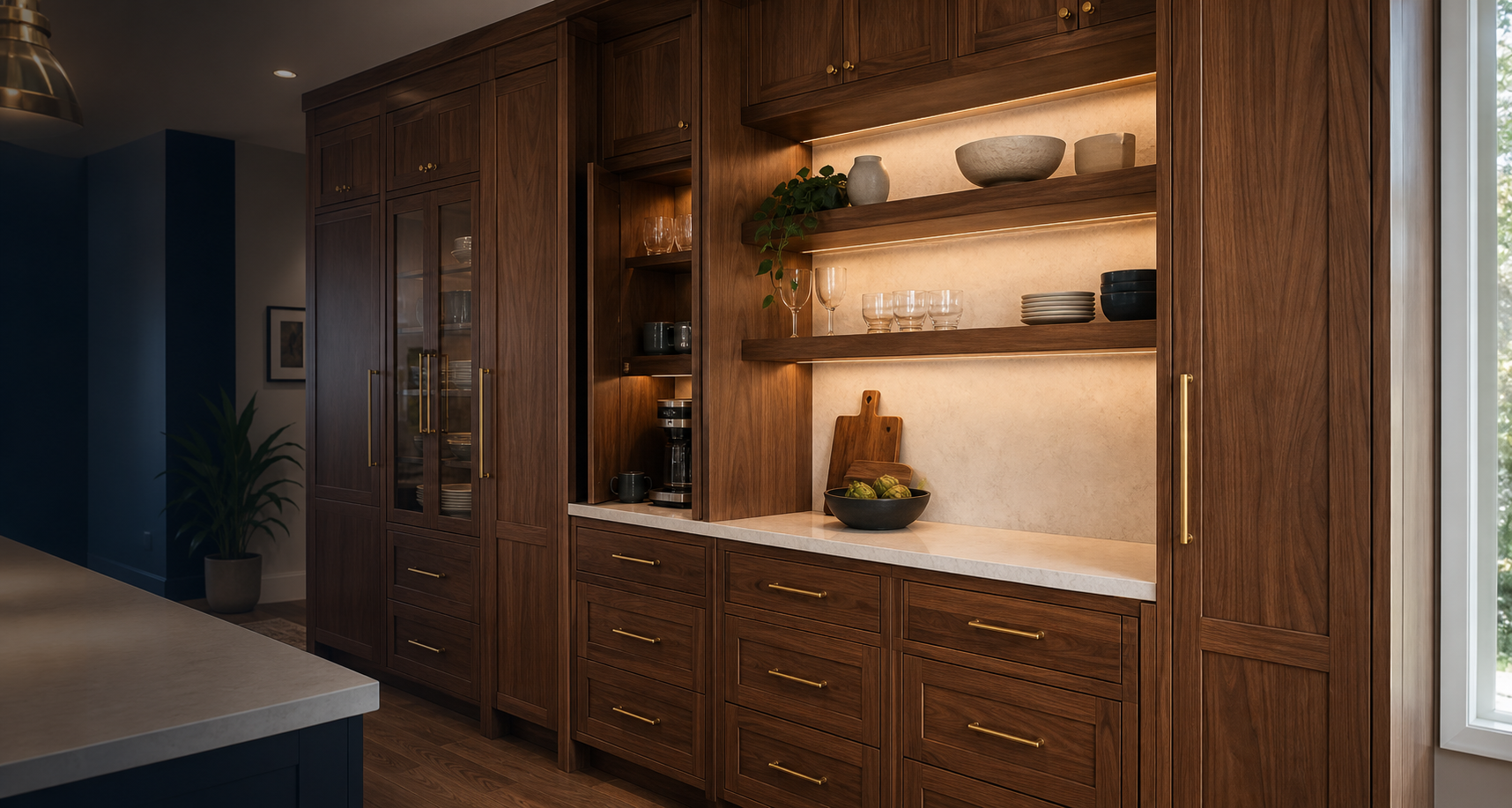 Bright kitchen remodel with updated cabinets and island