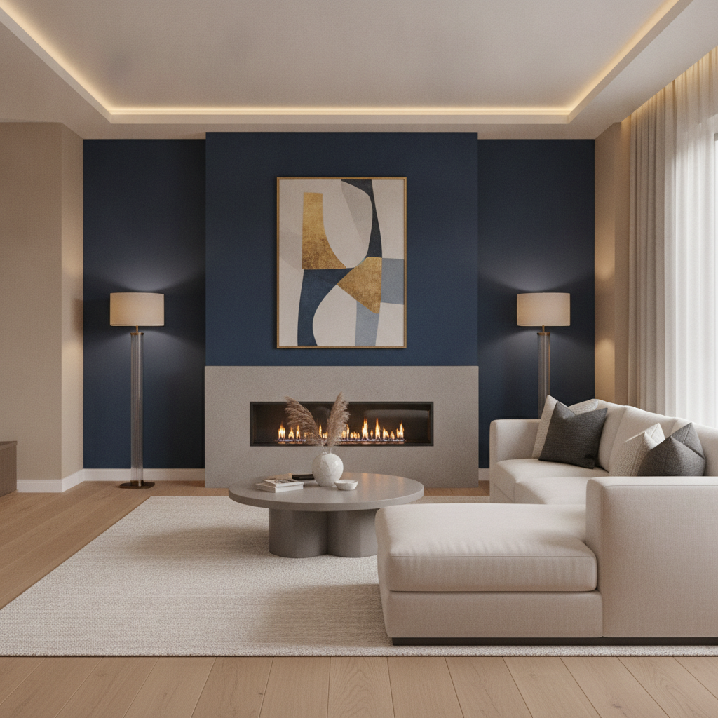 Accent wall painting