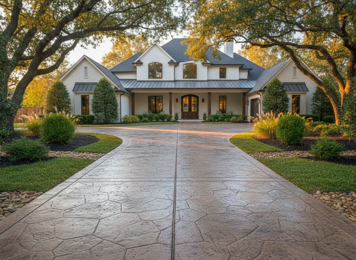 Concrete improvement completed for a Golden Triangle home
