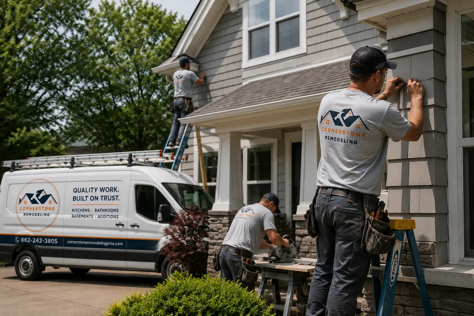 Cornerstone Remodeling service projects
