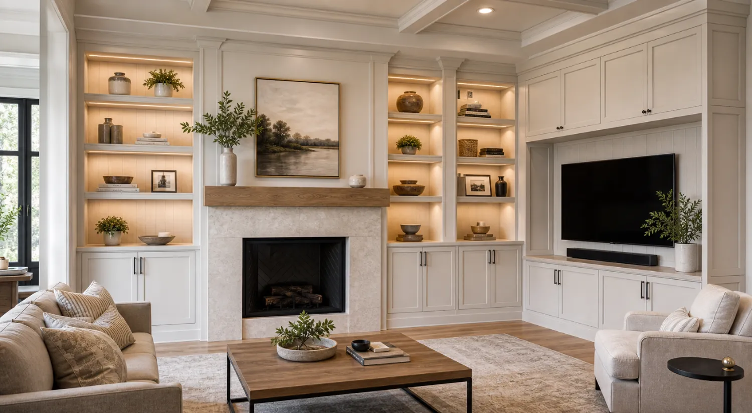 Custom entertainment center