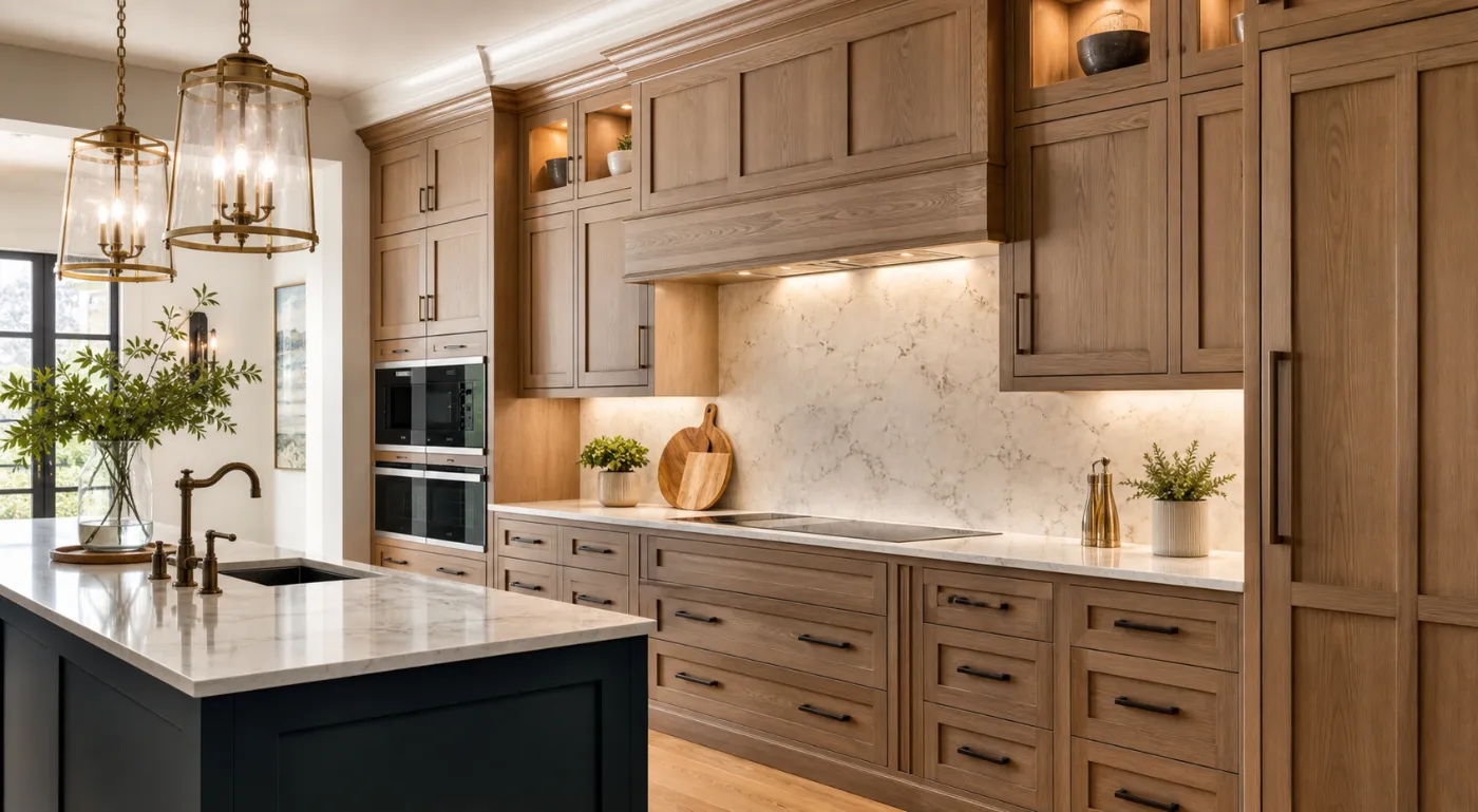 Thoughtfully planned custom cabinetry