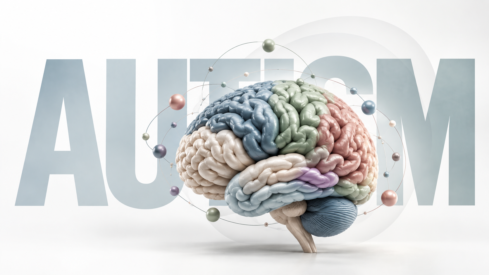 Conceptual brain illustration representing Autism