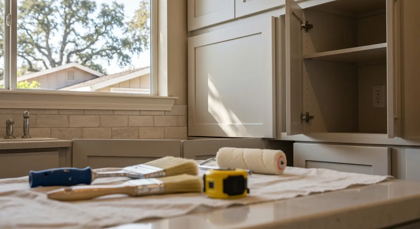 Cabinet painting service