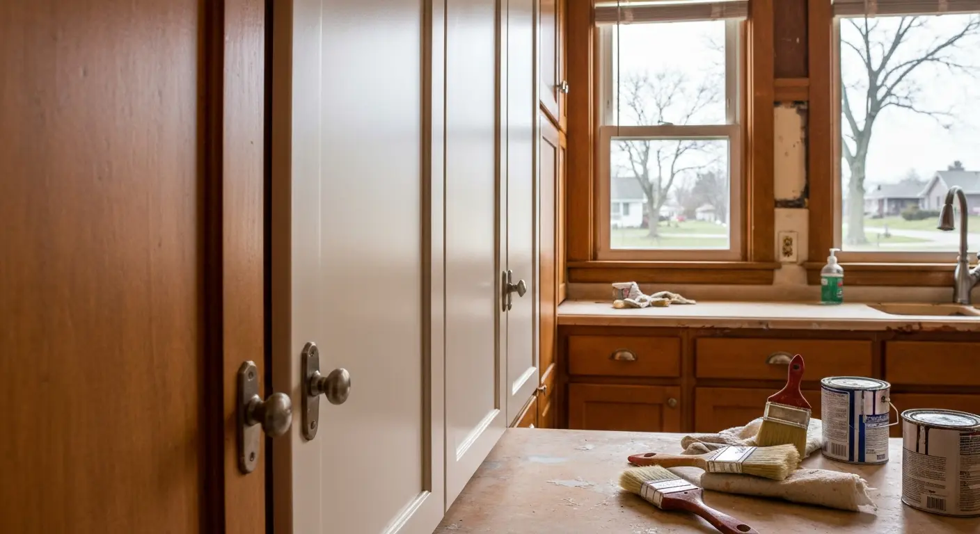 Cabinet painting project