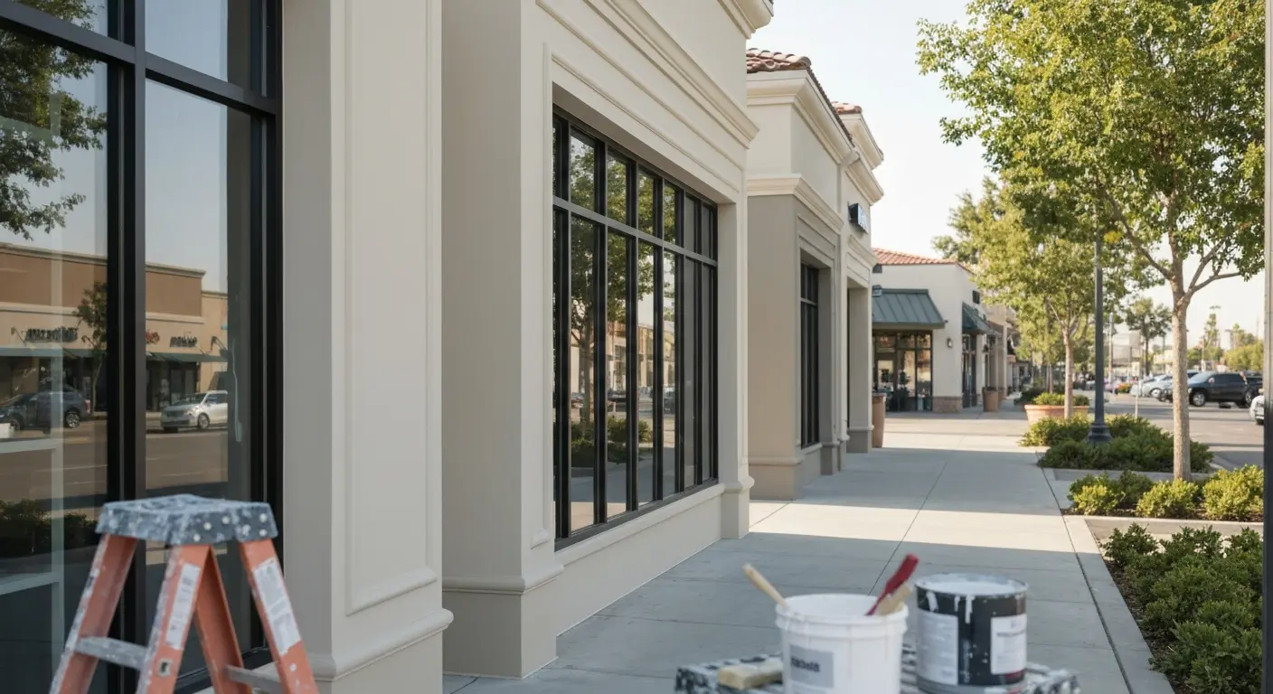 Commercial building painting