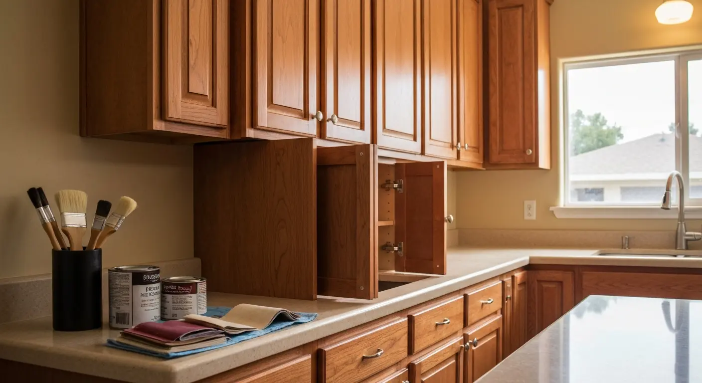 Cabinet painting project