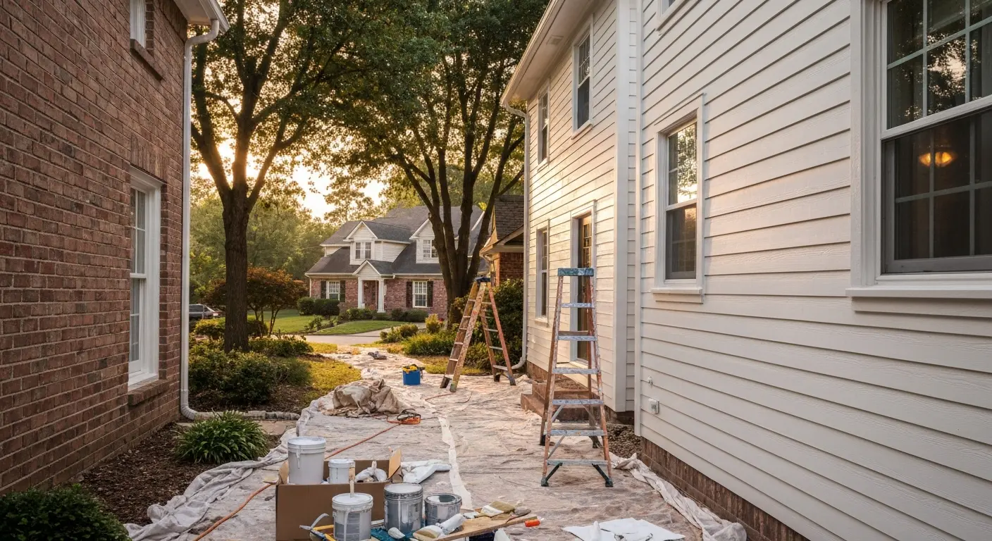 Exterior painting service