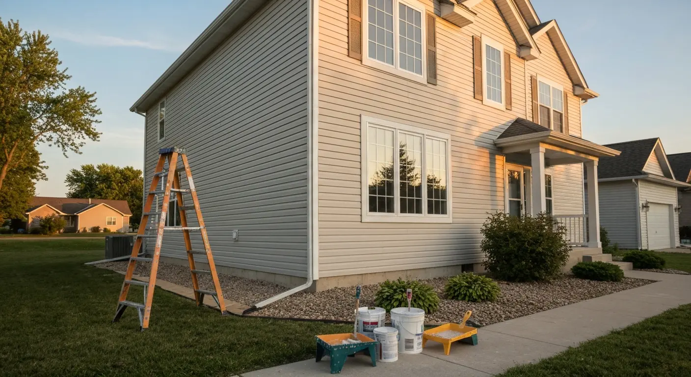 Exterior painting project