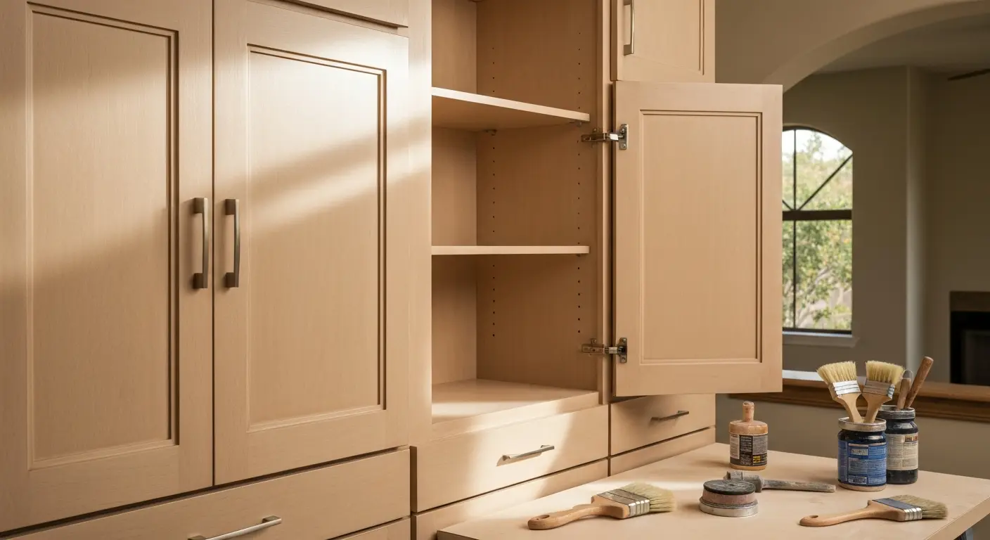 Cabinet refinishing project