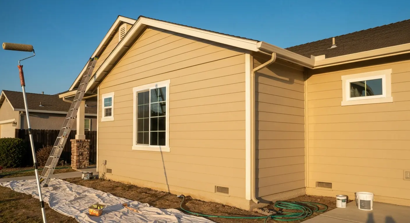 Exterior house painting